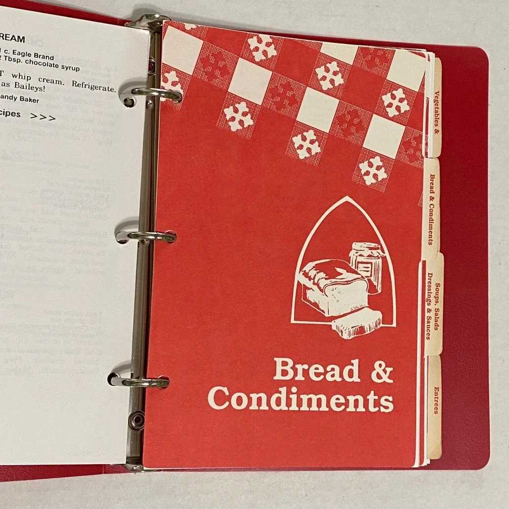 Vtg 90s The Book of Common Fare Grace St Luke's Memphis Church Cookbook Southern